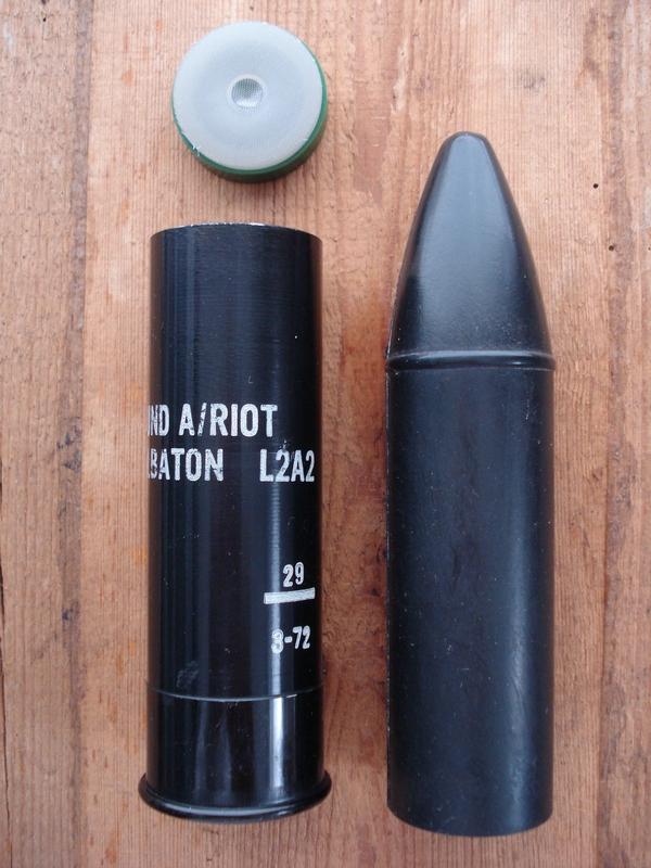 Inert, British L2A2 Baton Round