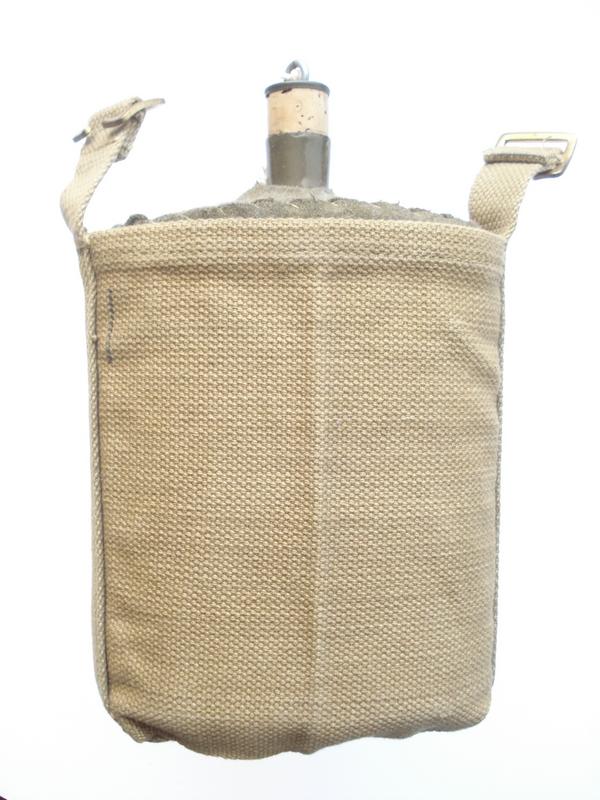 WW2 British Water Bottle & P'37 Webbing Carrier