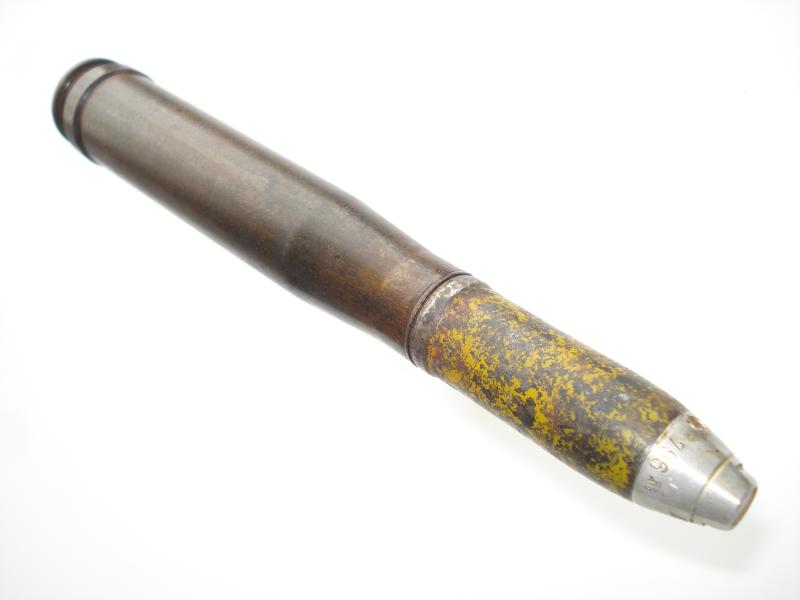 WW2 German 2cm Flak Round, 1943 Dated