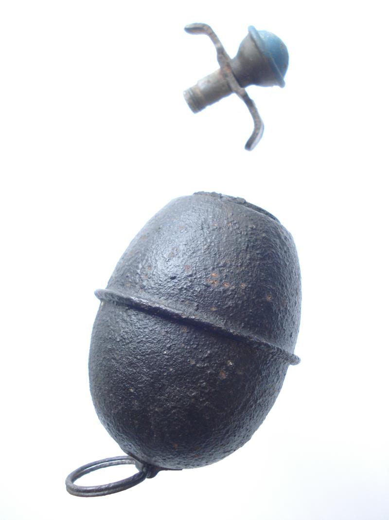 WW2 German M39 Egg Grenade, 2nd Type