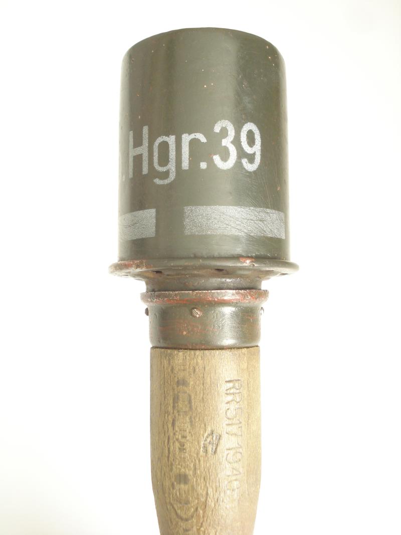 WW2 German Nb39 Stick Grenade, 1940 Dated Matching