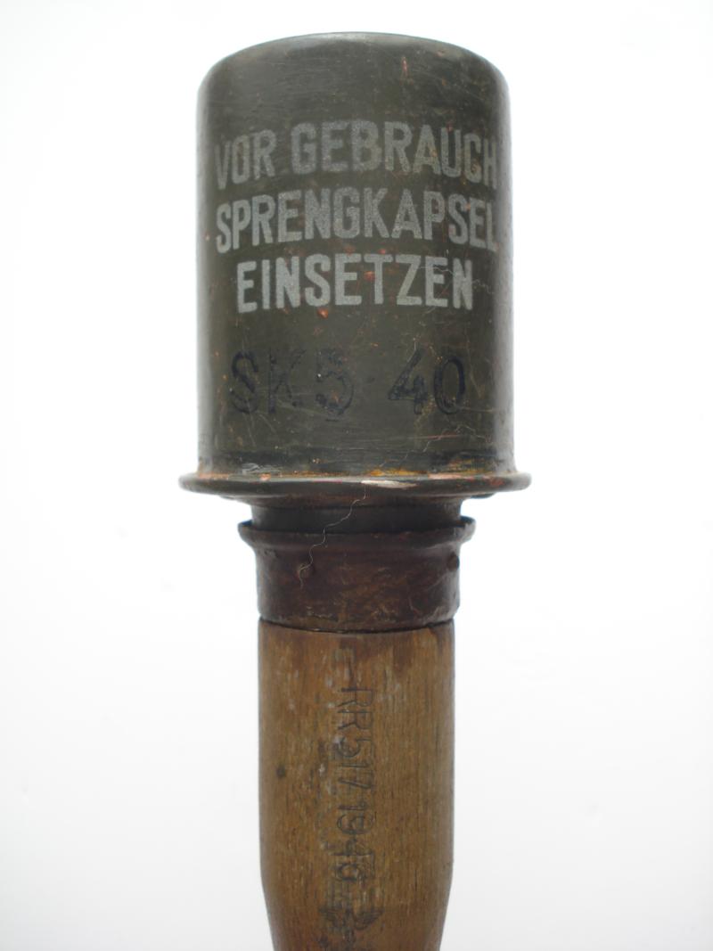 WW2 German M24 H.E Stick Grenade, 1940 Dated (1)