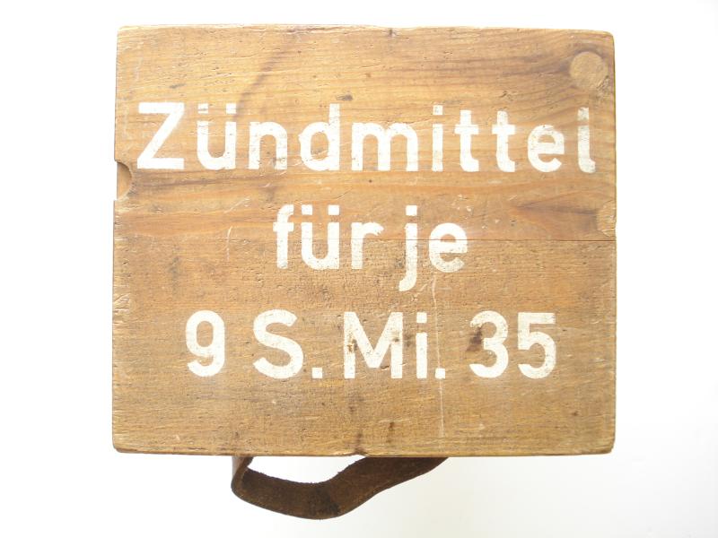 WW2 German S Mine Parts Box, 1940 Dated
