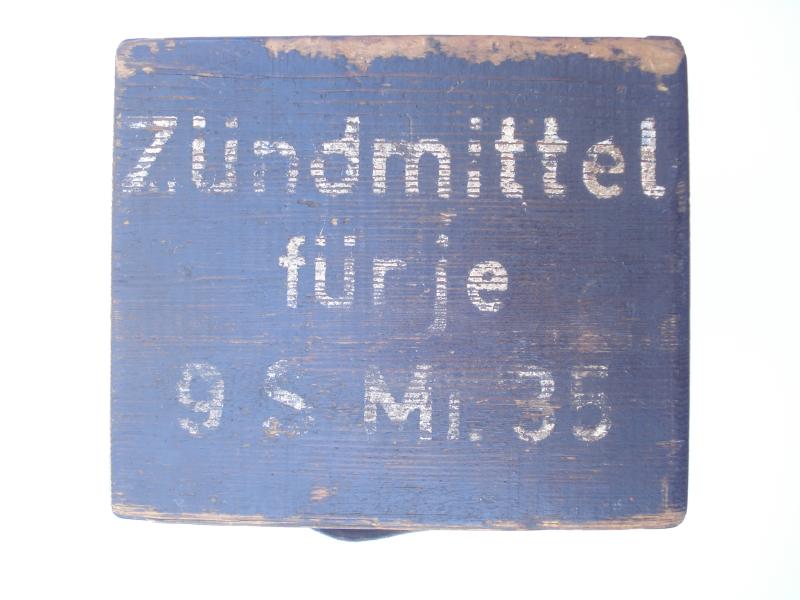 WW2 German S-Mine Parts Box, 1943 Dated