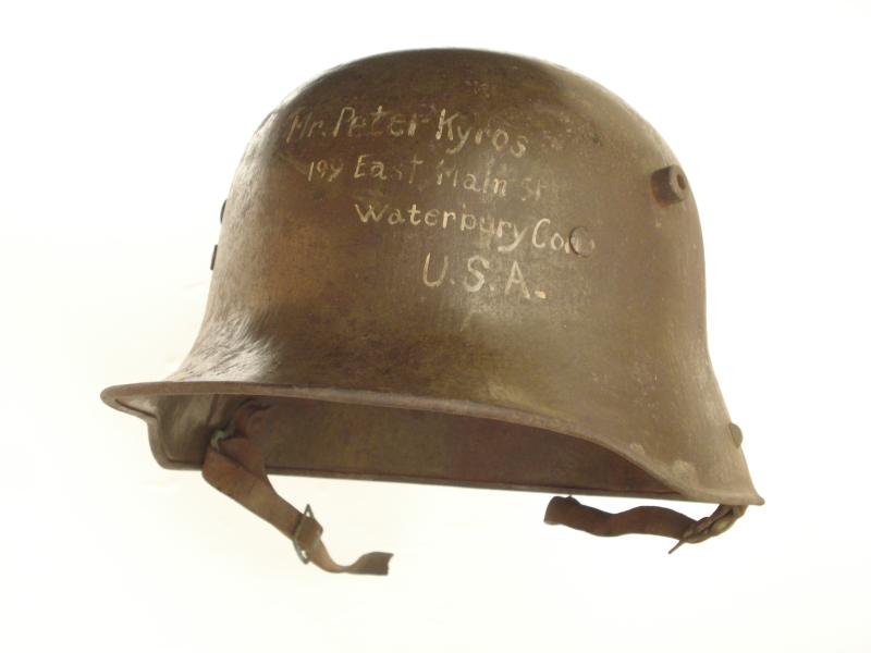 WW1 German M16 Helmet, A.E.F 'Post Home'