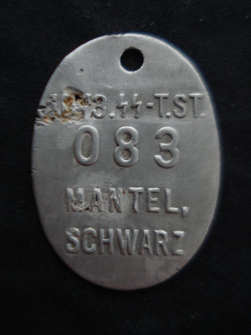 WW2 SS Clothing Tag