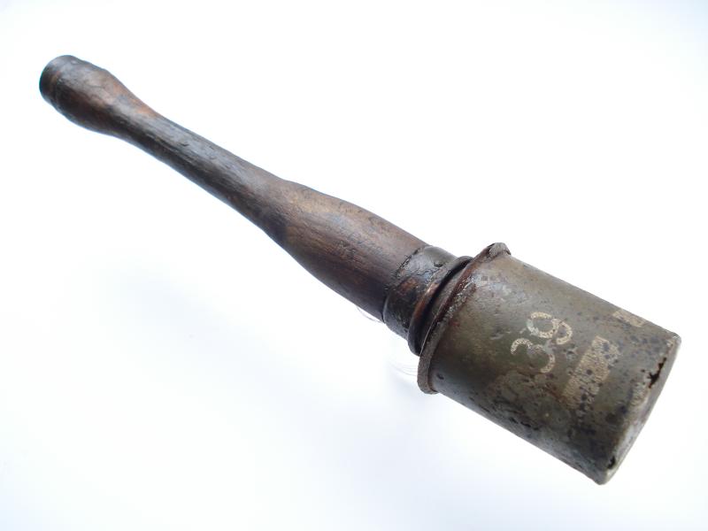 WW2 German SS  Nb39 Stick Grenade, 1940 Dated Matching