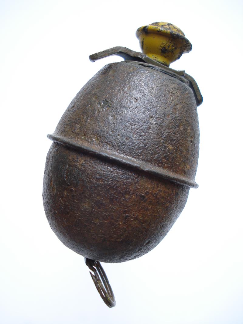 WW2 German M39 'Egg' Grenade, 2nd Issue With Ring