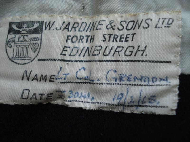 Post-War Uniform Of Lt-Colonel Allan Grendon