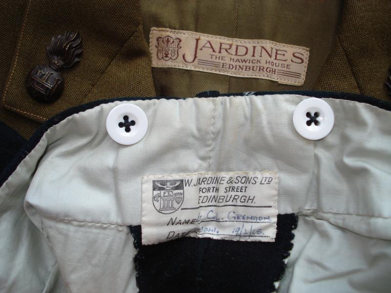 Post-War Uniform Of Lt-Colonel Allan Grendon