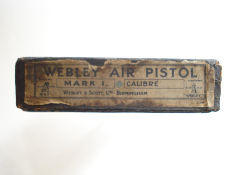 Boxed, Pre-War Webley Mk1 Air Pistol