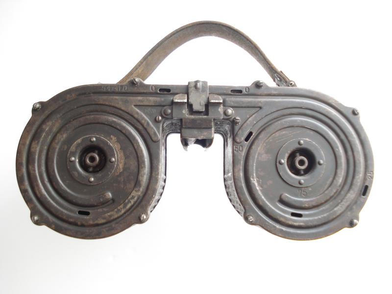 WW2 German MG15 Saddle Drum Magazine, 1939 Dated
