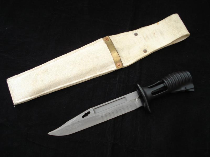 SA80 Bayonet & Buff Leather Frog