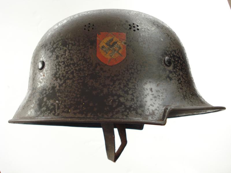 WW2 German Feuerpolizei Steel Helmet
