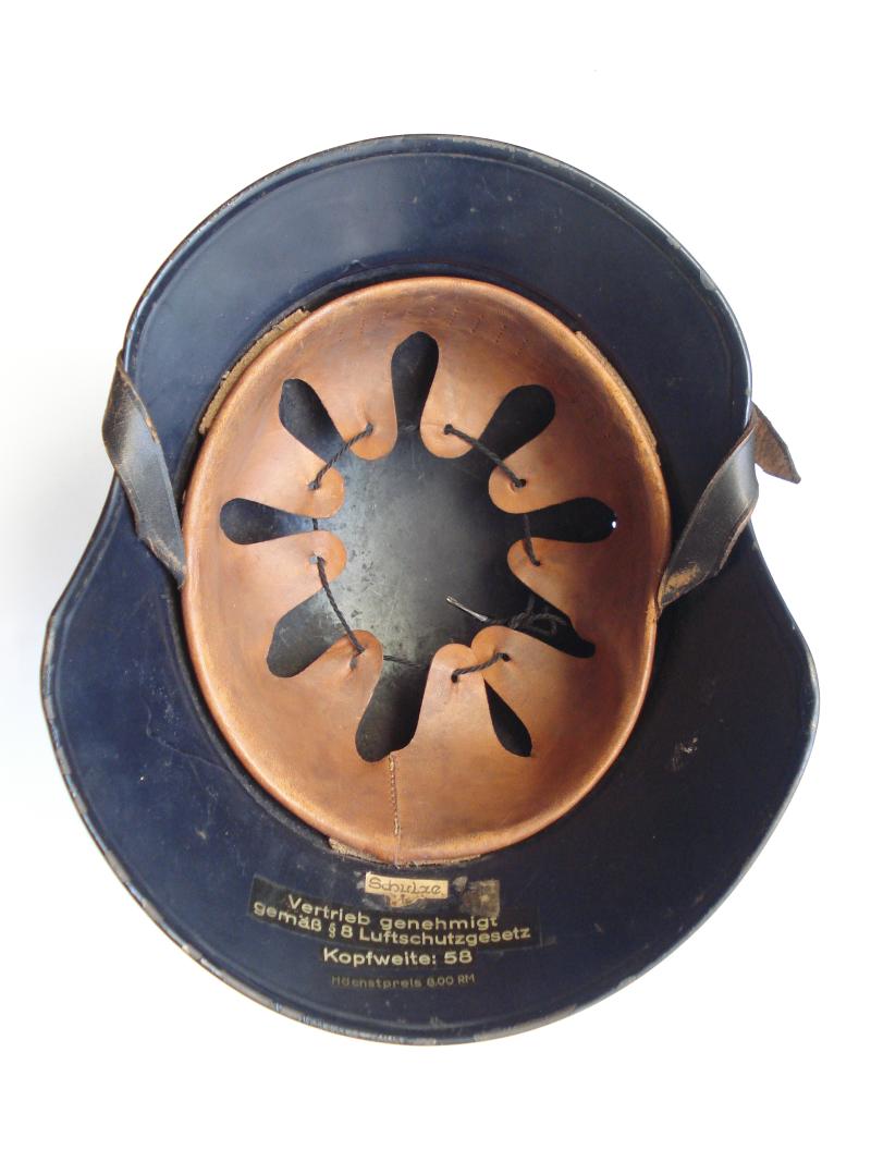 WW2 German Luftschutz Helmet