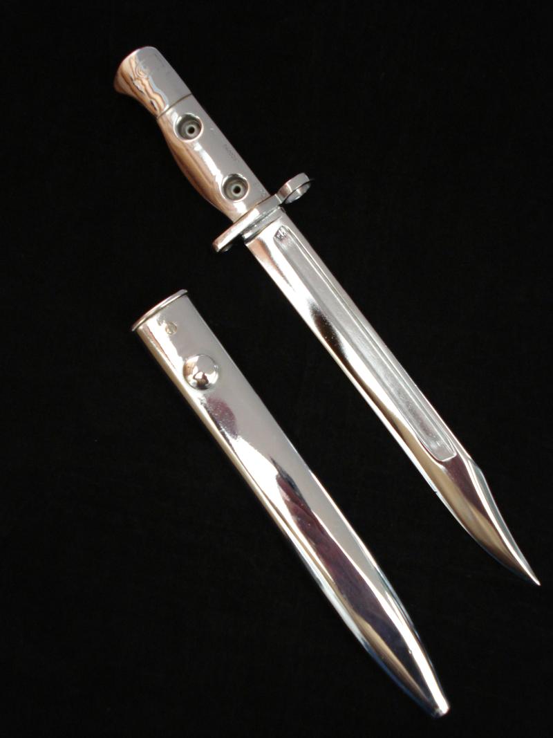 Fully Plated British L1A3 Bayonet