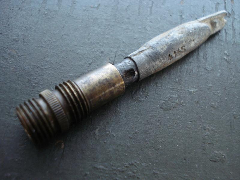 WW2 German Stick Grenade Friction Igniter, 1939 Dated