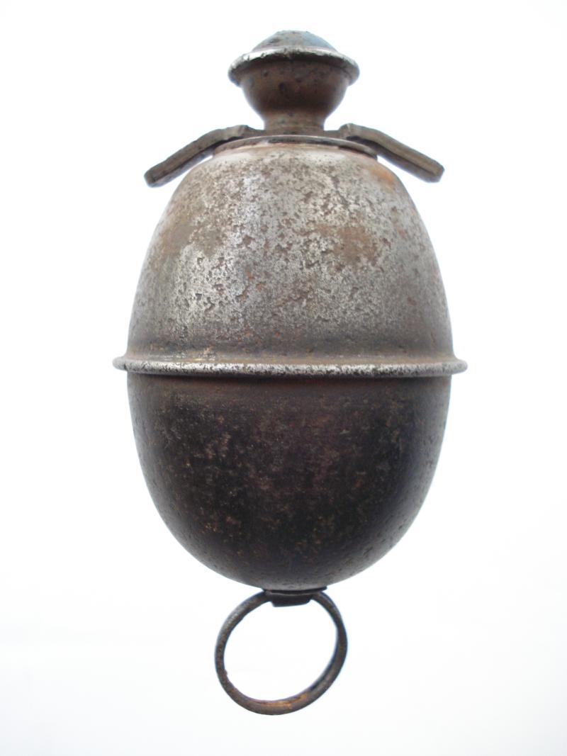 WW2 German M39 'Egg' Grenade, 2nd Issue With Ring