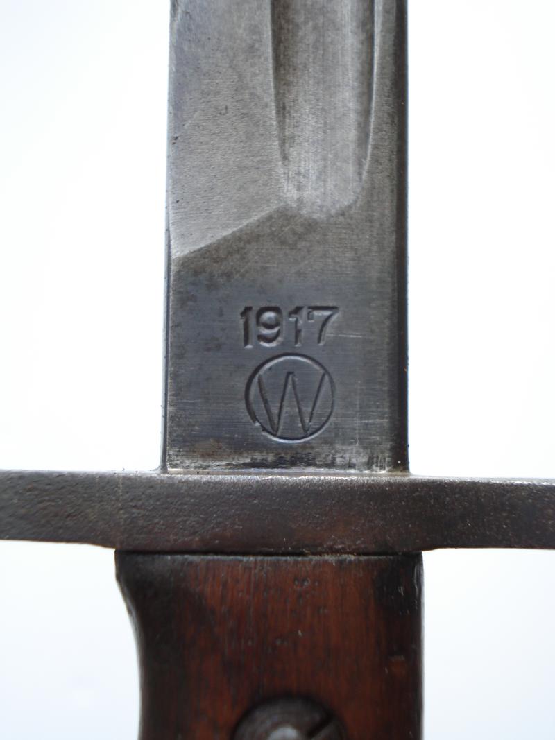 WW1 U.S Model 1917 Bayonet, Winchester Production