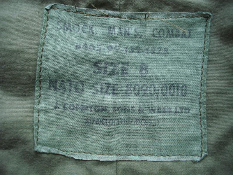 British '68 Pattern DPM Smock, Size 8