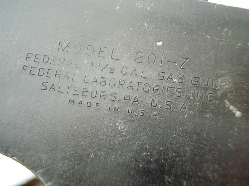 Deactivated Federal Riot Gun & L2A2 Baton Round