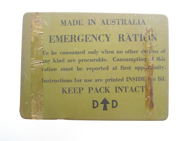 WW2 Australian Emergency Ration Tin