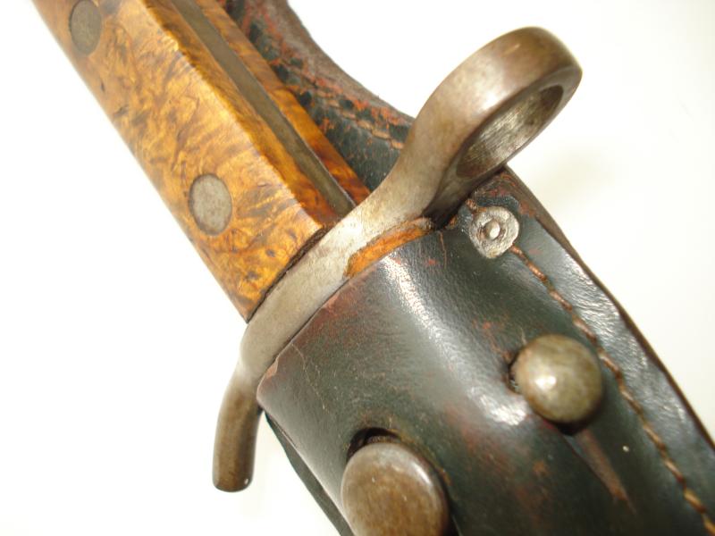 Finnish M/28-30 Bayonet & Frog, Civil Guard Marked