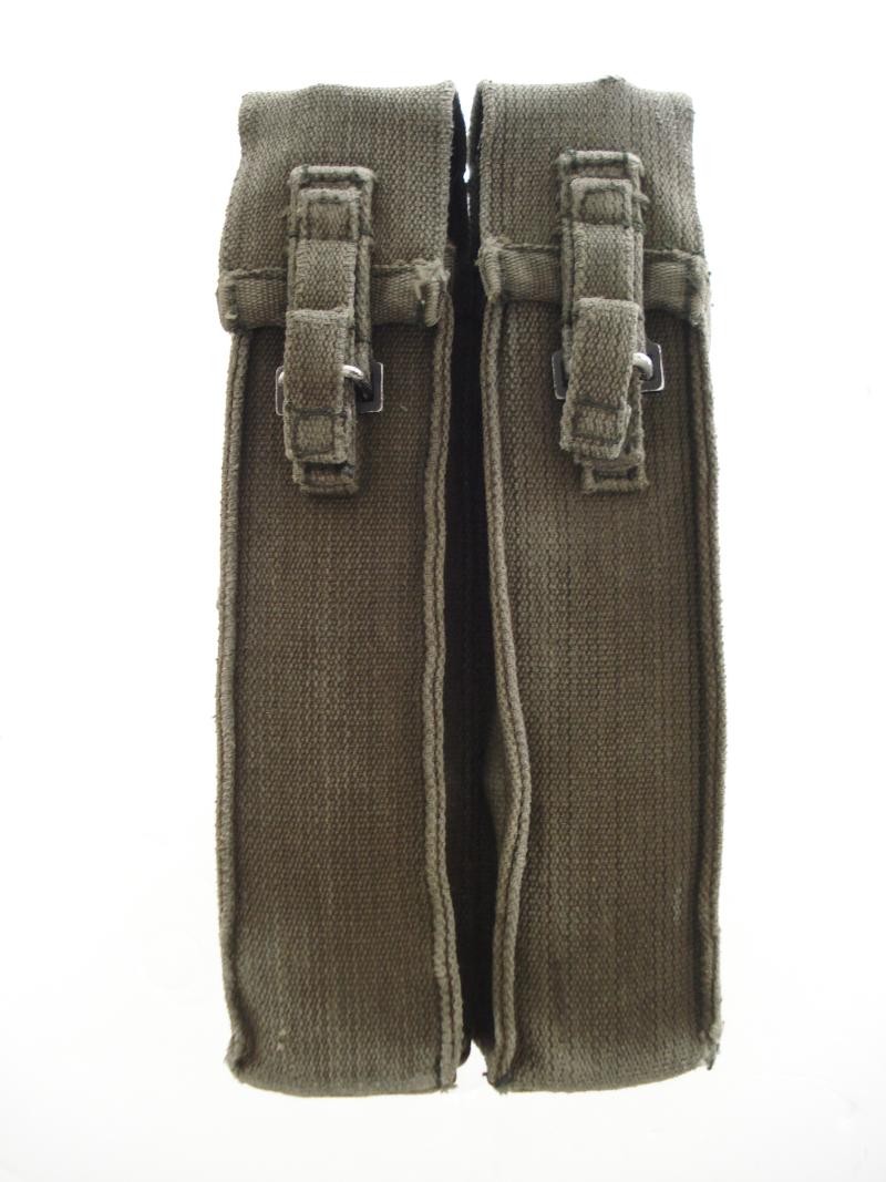 British, Sterling SMG Magazine pouch & Magazines. 1974 Dated