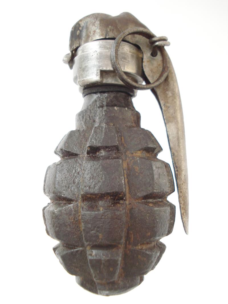 Pre-War French F1 Grenade, 1936 Dated