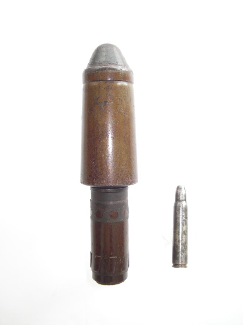 WW2 German Large A/T Rifle Grenade & Launching Blank