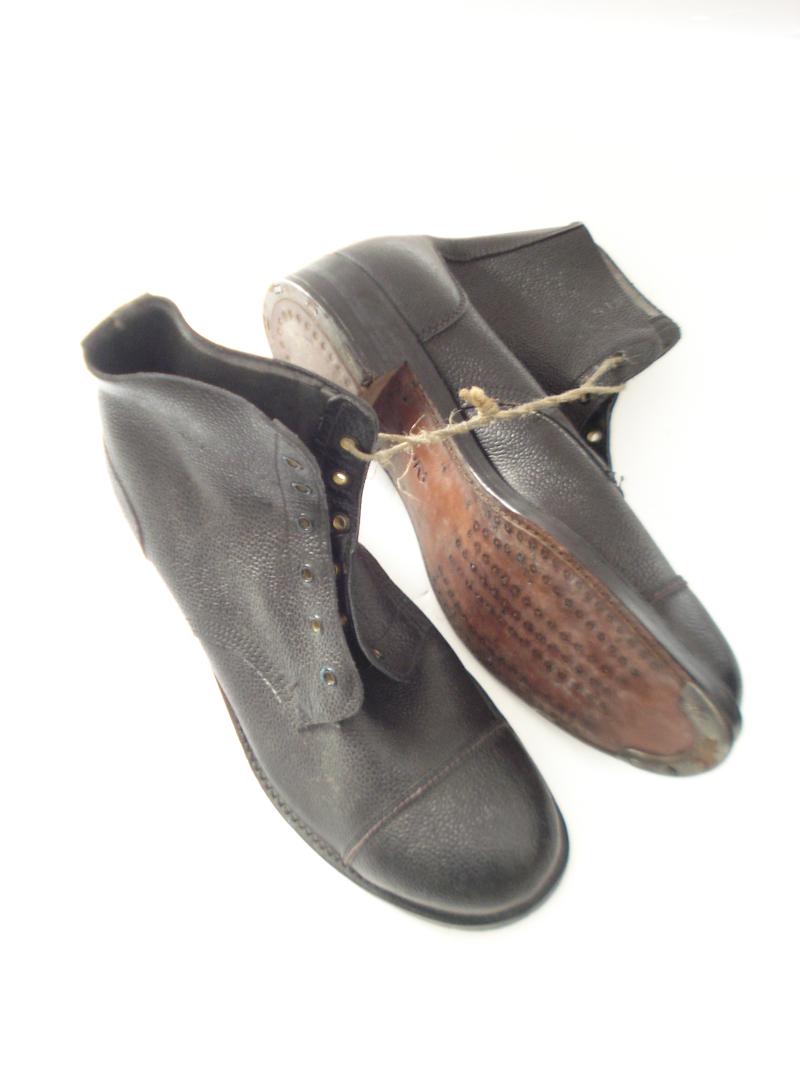 Mint, Unissued WW2 British Ammo Boots, 1945 Dated